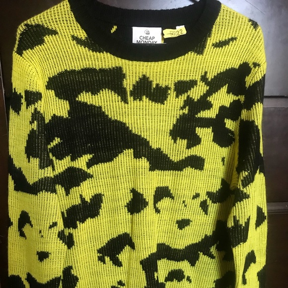 Cheap Monday Moe Overdye Crewneck Sweater - Picture 2 of 3